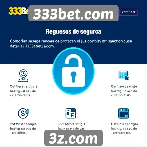 Recursos de segurança no site 333bet.com